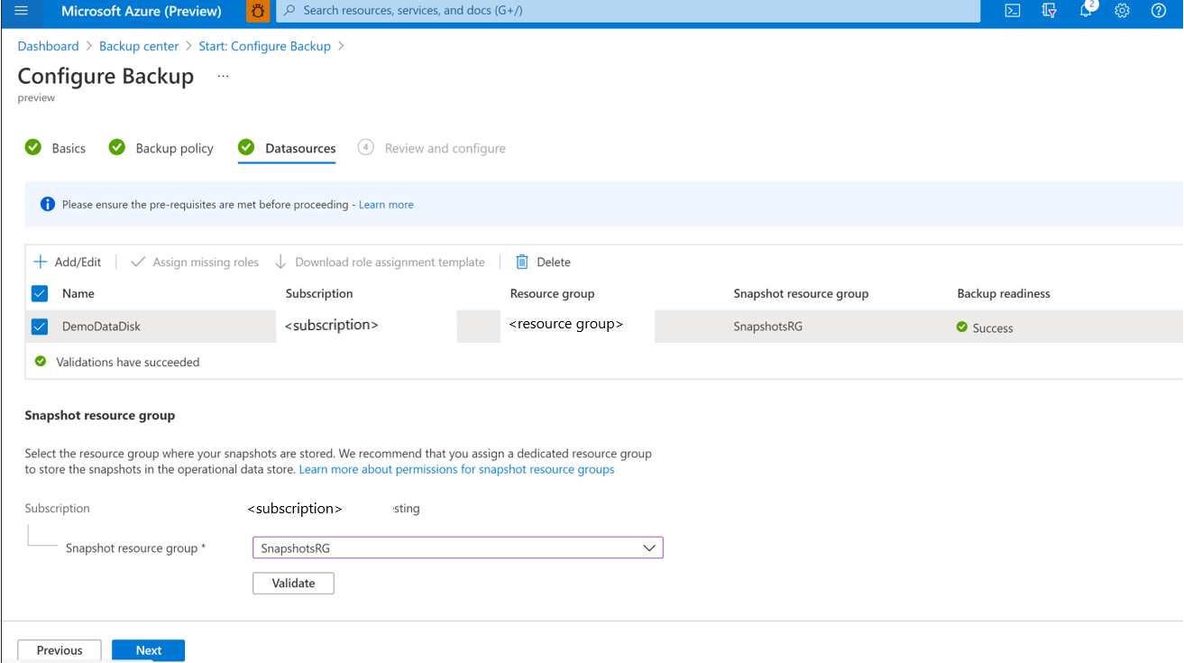 Screenshot zeigt, dass Instanzen der Berechtigungsweitergabe länger dauern, bis zu 30 Sekunden.