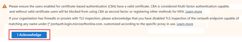 Screenshot of how to enable issuer hints.