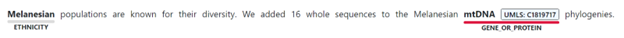 A screenshot of Ethnicity Misclassification.