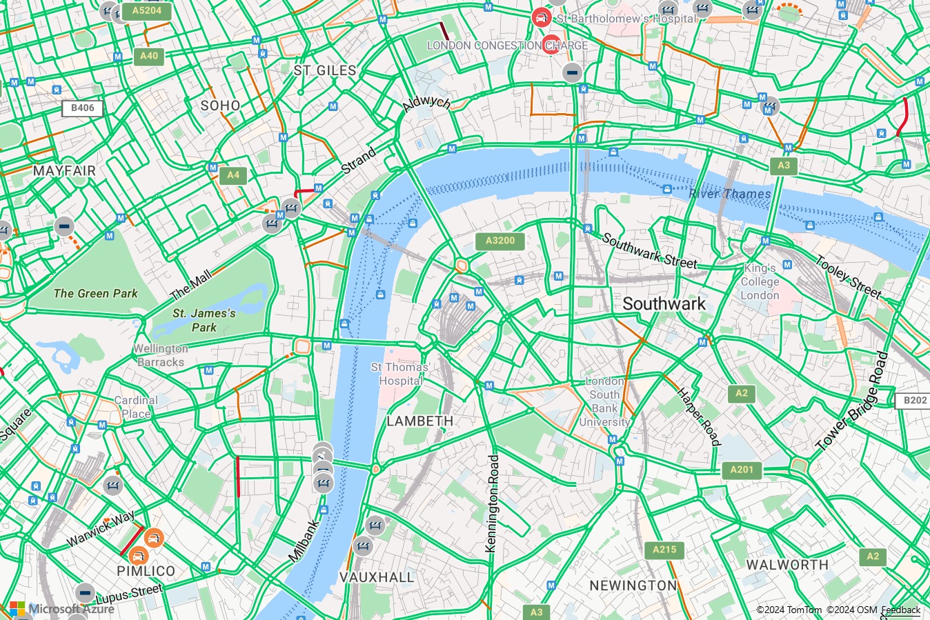 Azure Maps Traffic
