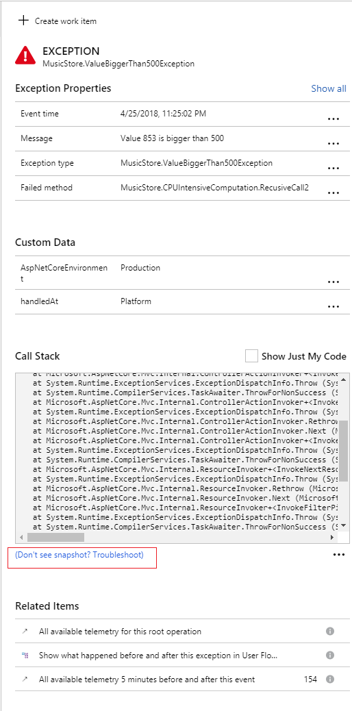 Screenshot showing how to enter Snapshot Health Check.
