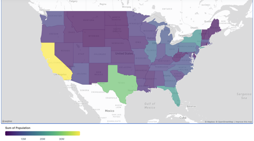 Choropleth map example