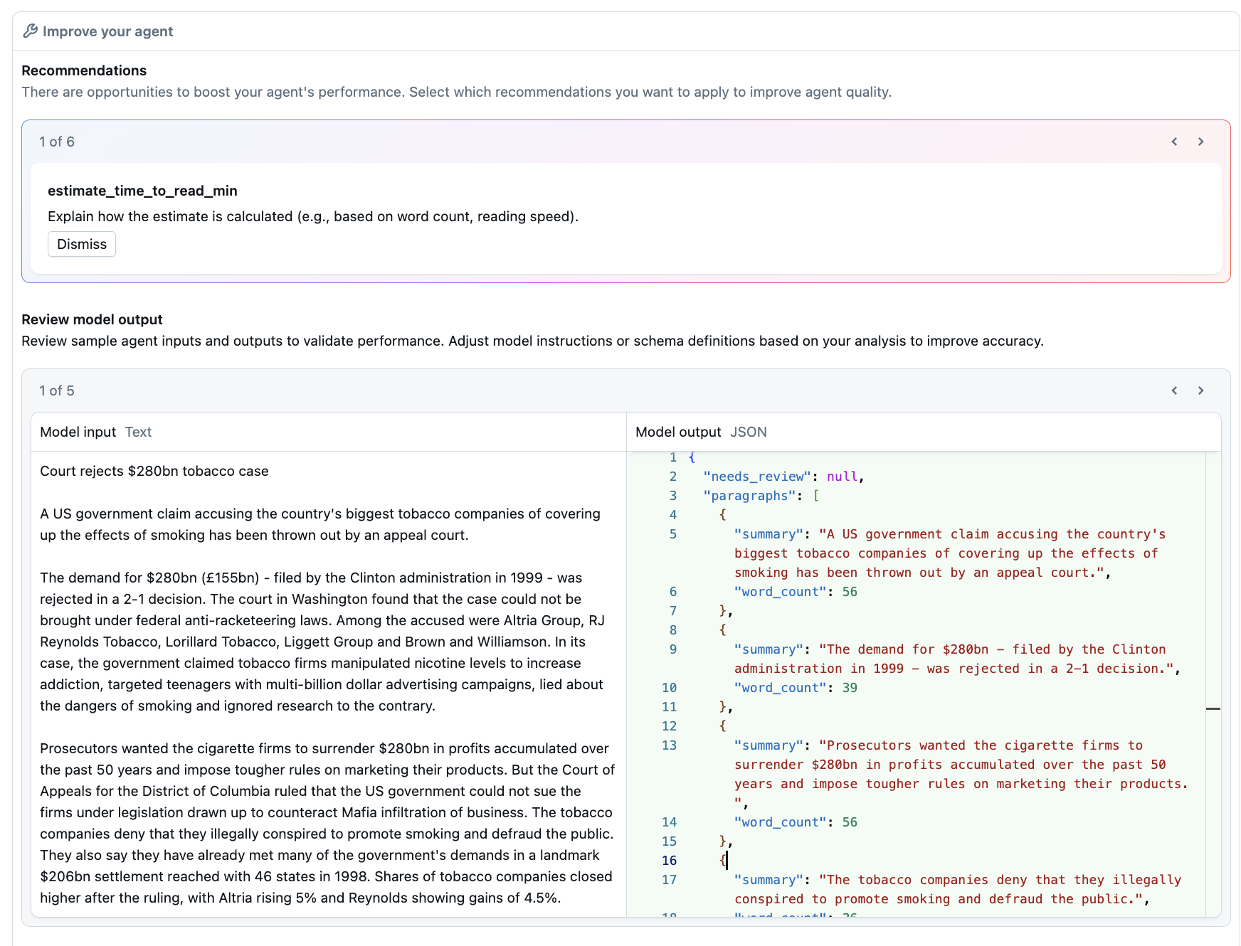 Improve your agent pane on the Build tab of ABIE