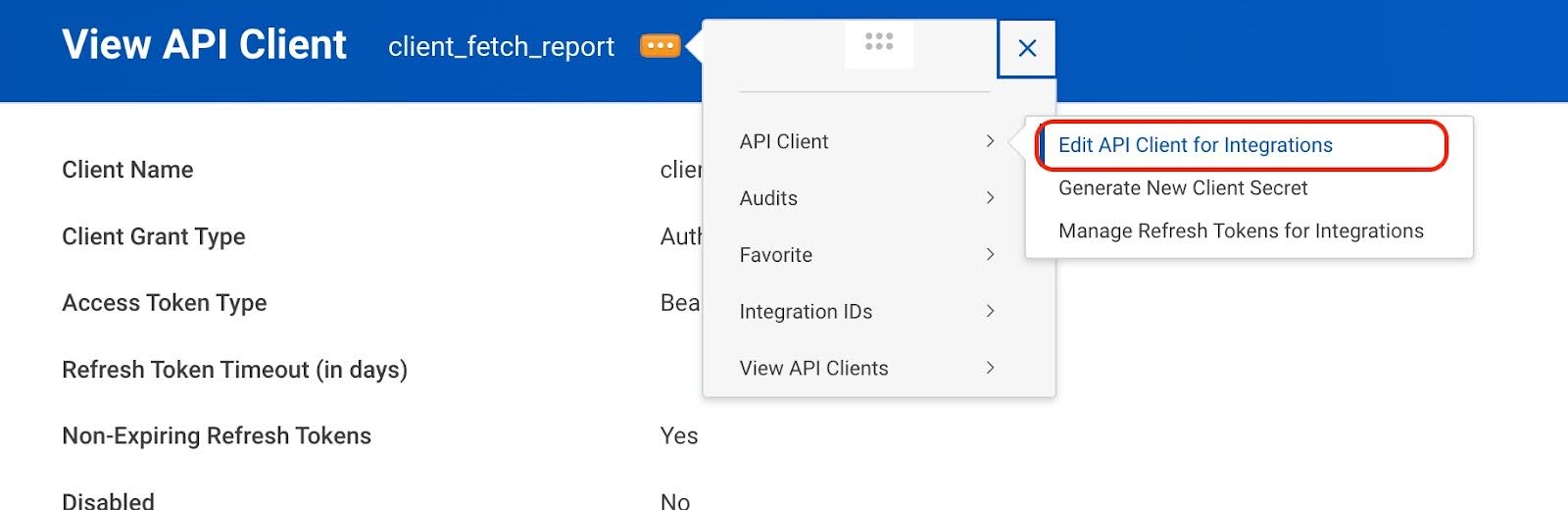 Edit API client