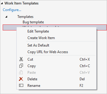 Screenshot of Open context menu and choose the option you want.