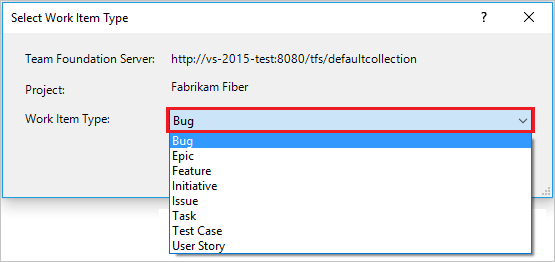 Screenshot of Add a new template, Visual Studio.