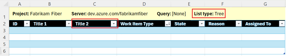 Screenshot of Convert to Tree List dialog.
