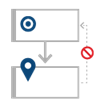Diagram is a conceptual image of Predecessor dependency, reverse.