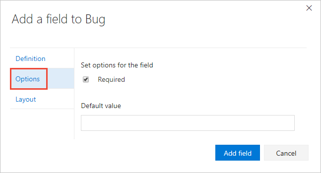 Screenshot shows setting options for the Customer Ticket field.