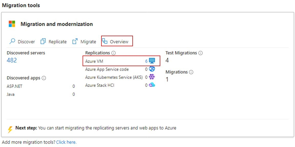 Screenshot that shows monitor replication.