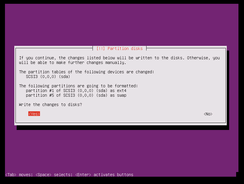 Select the default option.