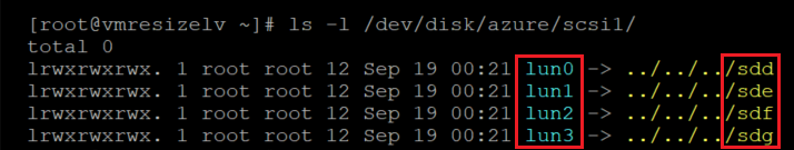 Screenshot showing the code that identifies encrypted disks with the results highlighted.