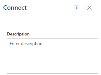 Screenshot of Connect activity selected.