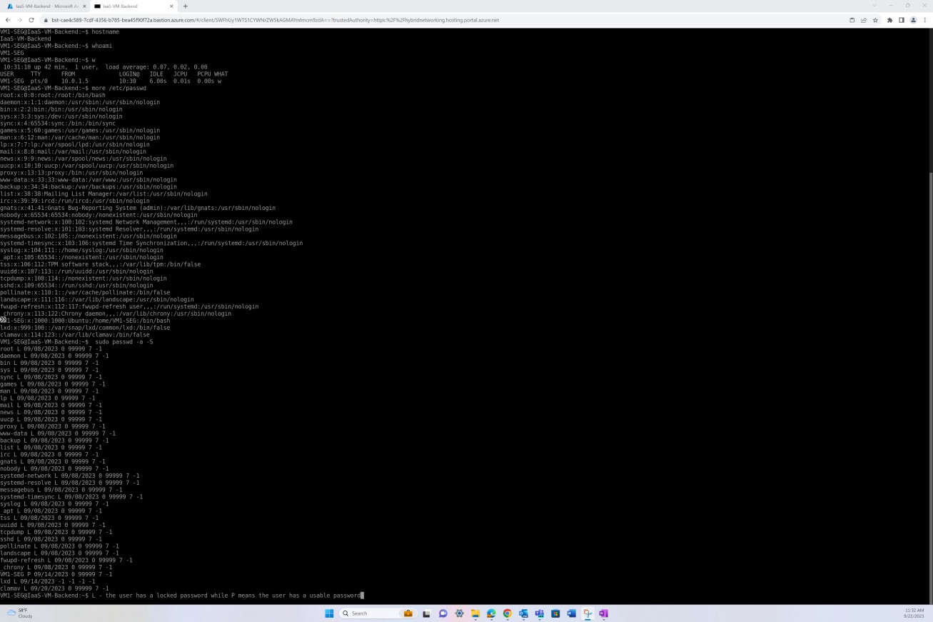 Windows command net user report page 1.