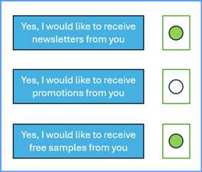Opt in for marketing receive newsletters, promotions, and free samples.