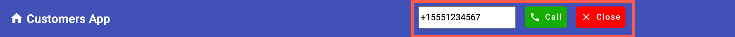ACS phone calling component - Phone Dialer