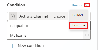 Screenshot showing the option to go to the formula editor.
