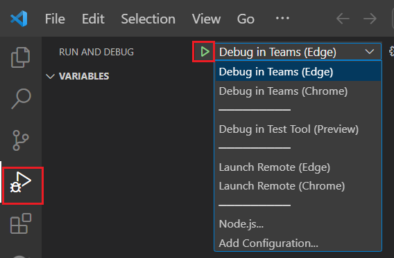 The screenshot shows how to debug your app in Agents Toolkit.