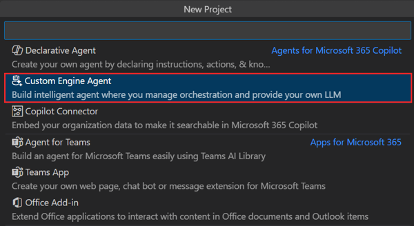 Screenshot shows the Teams Toolkit app templates.