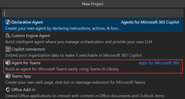 Screenshot shows the Agents Toolkit app templates.