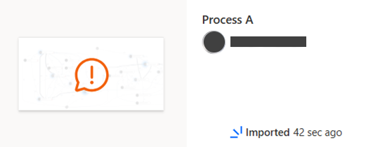 Screenshot of your process on the Process Mining home page.