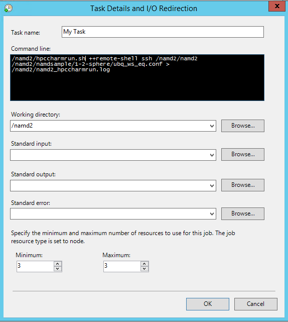 Task details