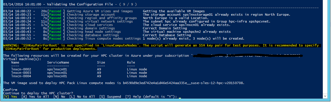 Head-node deployment in action