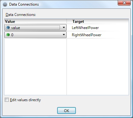 Data Connections dialog