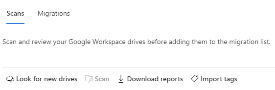 Import tags option on the menu bar.