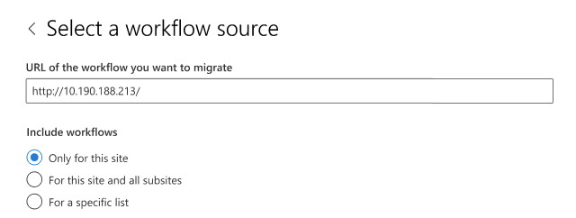 SPMT workflow source.