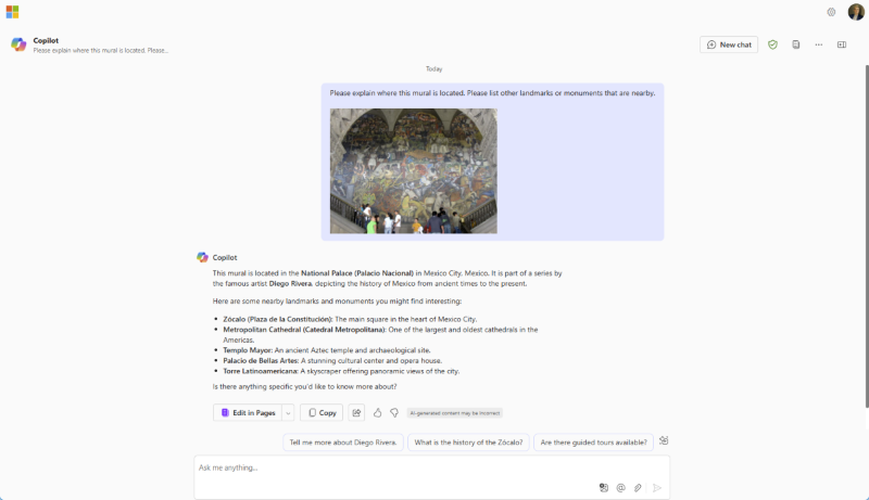 Screenshot of sample prompt and response number 5. Select the following link for the accessible PDF version.