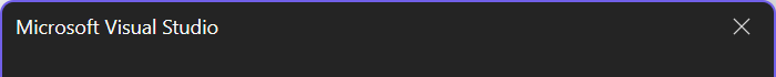 Screenshot that shows a dialog title.