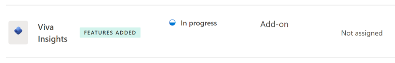 Screenshot that shows where to access the Viva Insights connection.