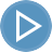A glyph badge denoting the 'playing' status.