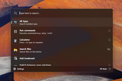 A screenshot of the Command Palette PowerToys utility for Windows.
