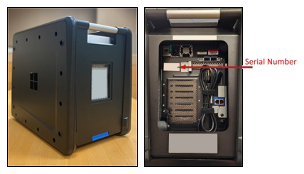 Azure Data Box Next-gen デバイスを示す写真。