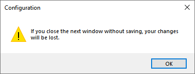 警告アイコンを表示する WPF の単純なメッセージ ボックス。