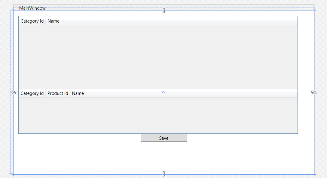 WPF デザイナーのスクリーンショット