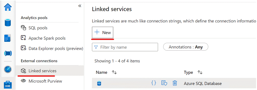 Снимок экрана новой конечной точки частного подключения службы Azure SQL.