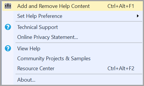 Добавление и удаление содержимого в HelpViewer