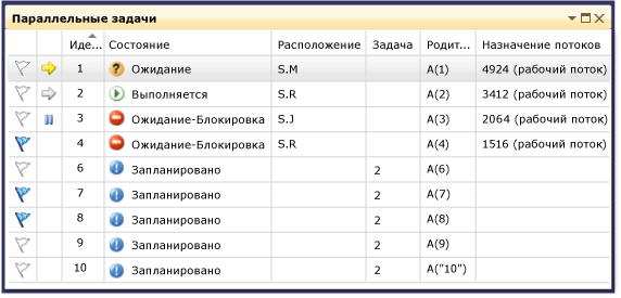 Окно задач