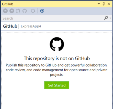 Откройте окно GitHub