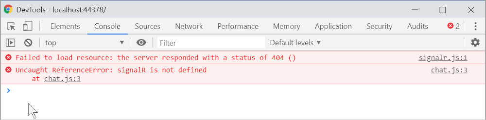 signalr.js 找不到错误