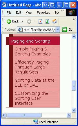 更新网站地图以包括新的 ASP.NET 页面