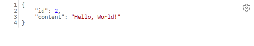 屏幕截图显示在 Azure 应用服务中运行的 Spring Boot Hello World Web 应用。