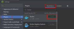 显示如何在 PyCharm 中添加插件的屏幕截图。