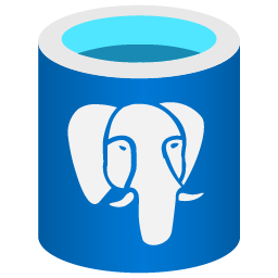 AzurePostgreSQL 徽标。
