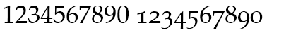 使用 OpenType 旧样式数字集的文本使用 OpenType