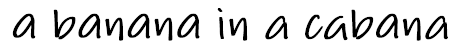 使用 OpenType 随机上下文替换的文本