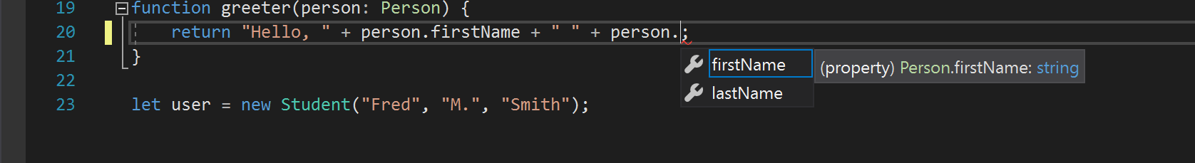 查看 IntelliSense